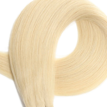 22" Clip In Extensions - Bleached Blonde 613#